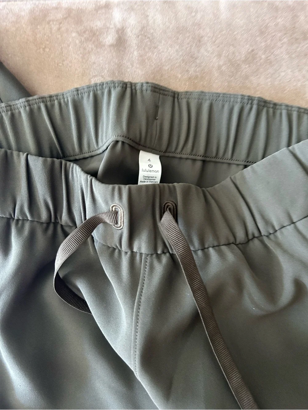 Lululemon Olive Green Jogger Pants